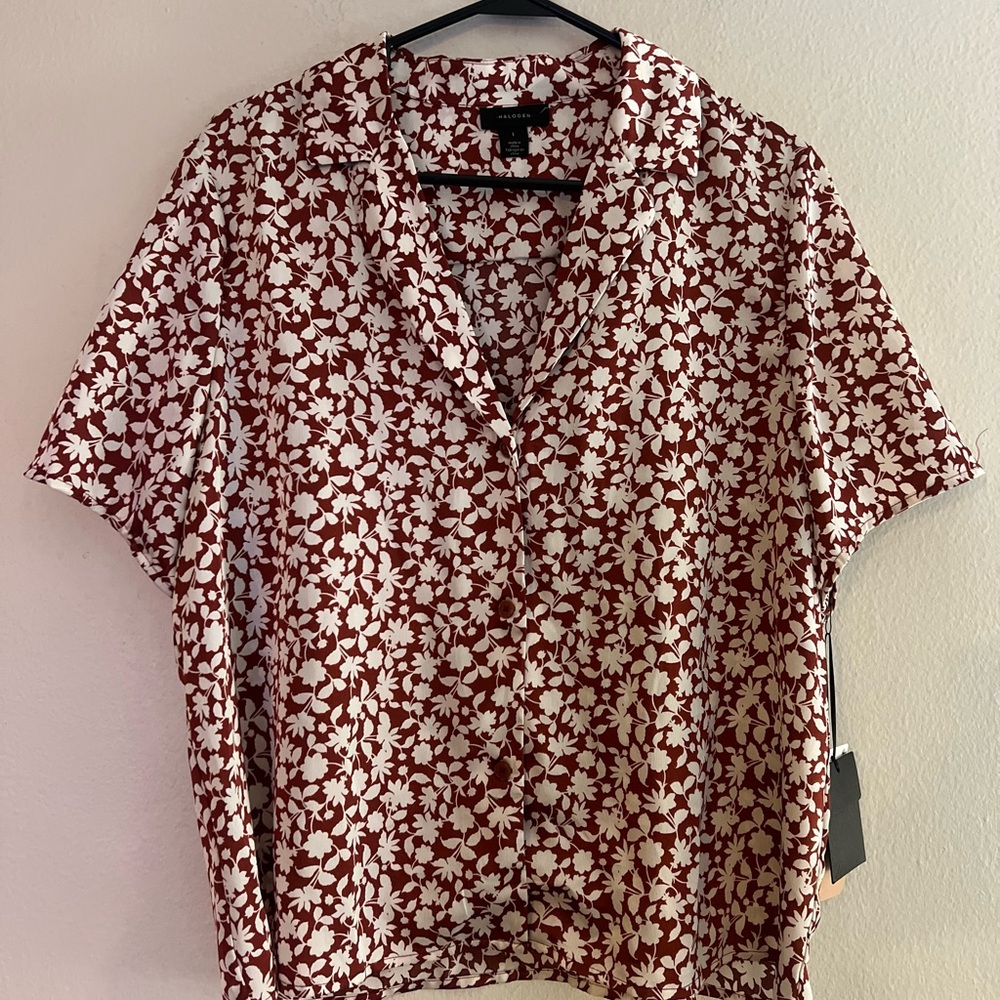 Halogen Button Up Top